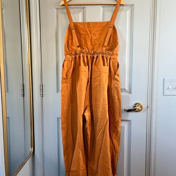 UO Cooper Apron Front Jumpsuit Sz L - Picture 4 of 7